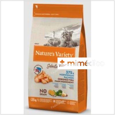 NATURE`S VARIETY FELINE ADULT SALMON NOR 1,25KG.  NATURE`S VARIETY VETERINARIA