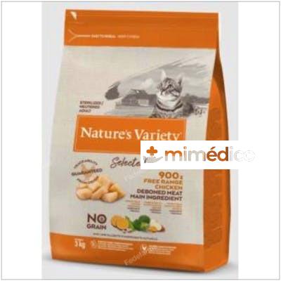 NATURE`S VARIETY FELINE ADULT STERIL POLLO 3KG.  NATURE`S VARIETY VETERINARIA