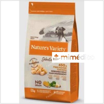 NATURE`S VARIETY CANINE ADULT MINI POLLO  1,5KG.  NATURE`S VARIETY VETERINARIA