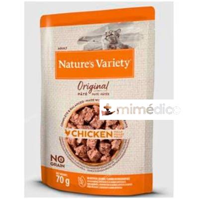 NATURE?S VARIETY FELINE ADULT PATE POLLO 12X70GR. NATURE S VARIETY VET