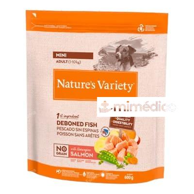 NATURE?S VARIETY CANINE ADULT MINI SALMON 600GR. NATURE S VARIETY VET