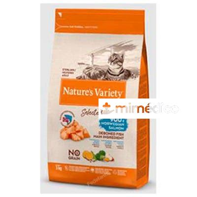 NATURES VARIETY FELINE SELECT ADULT STERIL SALMON 3KG NATURE S VARIETY VET