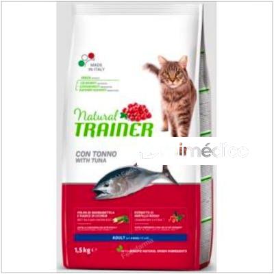 NATURAL TRAINER FELINE ADULT ATUN 1,5KG.  NATURAL TRAINER VETERINARIA