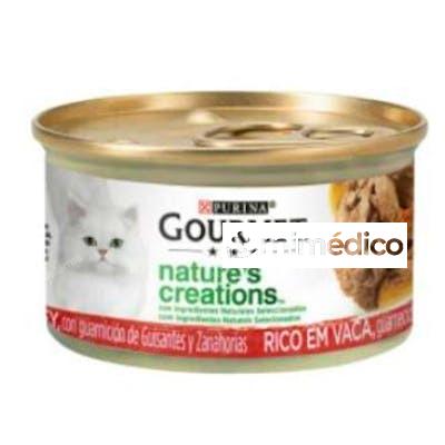 GOURMET NATURE BEEF CAJA 24X85GR. PURINA VETERINARIA