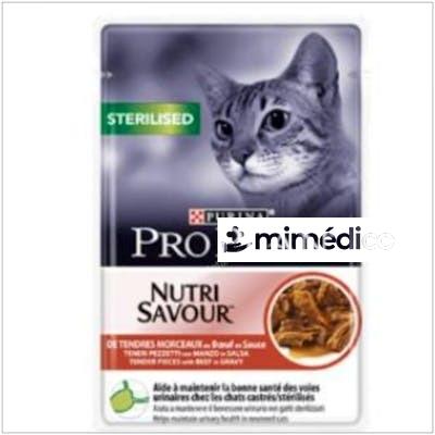 PRO PLAN FELINE STERILISED CARNE 26X85GR. PURINA VETERINARIA
