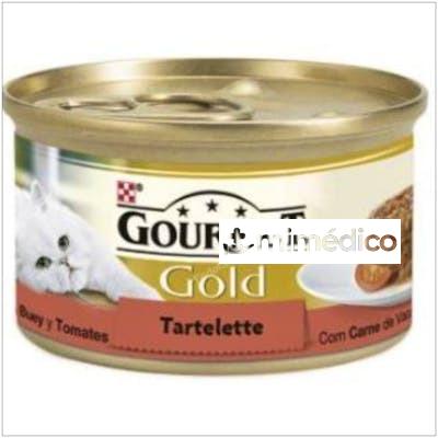 GOURMET GOLD TARTALLETTE BUEY TOMATE CAJA 24X85GR. PURINA VETERINARIA