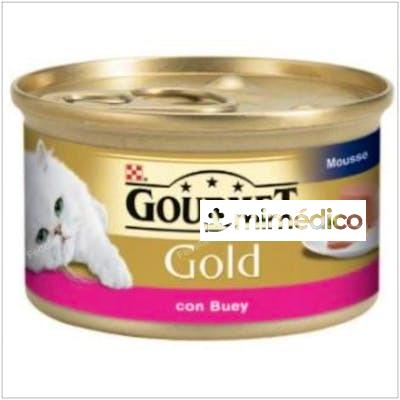 GOURMET GOLD MOUSSE BUEY CAJA 24X85GR. PURINA VETERINARIA