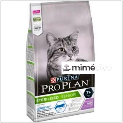PRO PLAN FELINE ADULT STERILISED +7 PAVO 1,5KG. PURINA VETERINARIA