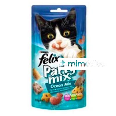 FELIX PARTY FELINE MIX OCEAN CAJA 8X60GR. PURINA VETERINARIA