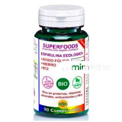 ESPIRULINA + AC. FOLICO SUPERALIMENTOS BIO 90COMP. ROBIS