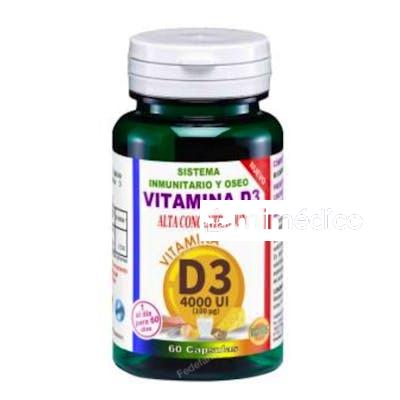 VITAMINA D3 4000UI ALTA CONCENTRACION 60CAP. ROBIS