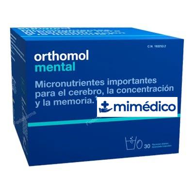 ORTHOMOL MENTAL 30SBRS+CAPS. ORTHOMOL