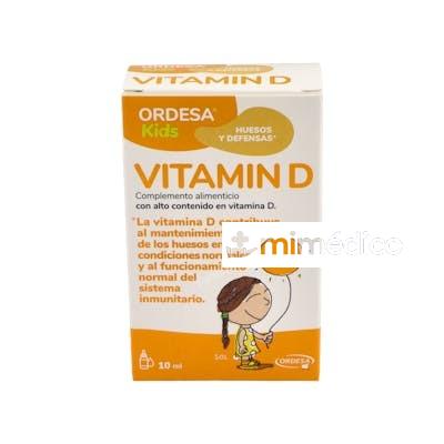 VITAMIN D 10ML. COMPLEMENTOS PEDIATRICOS ORDESA