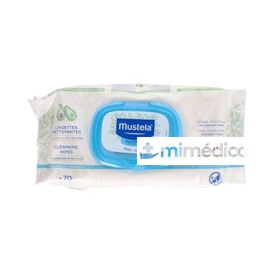 TOALLITAS LIMPIADORAS BEBE-NIÑO 70UDS. MUSTELA