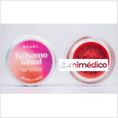 BALSAMO-PINTALABIOS  HIDRATANTE FRESA 5M ECO VEGAN BANBU