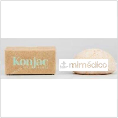 KONJAC ESPONJA FACIAL EXFOLIANTE NATURAL 7GR.  BANBU