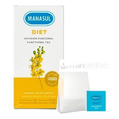 MANASUL DIET INFUSION 25BOLSITAS. MANASUL