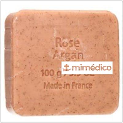 JABON EXFOLIANTE ARGAN-ROSA PASTILLA 100GR. BIO SAVON DU MIDI