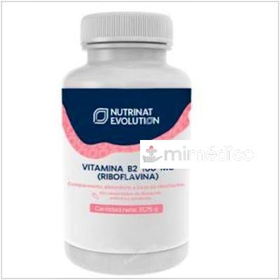VITAMINA B2 100MG (RIBOFLAVINA) 60COMP. NUTRINAT EVOLUTION
