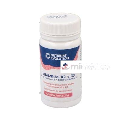 VITAMINAS K2 D3 30CAP. NUTRINAT EVOLUTION