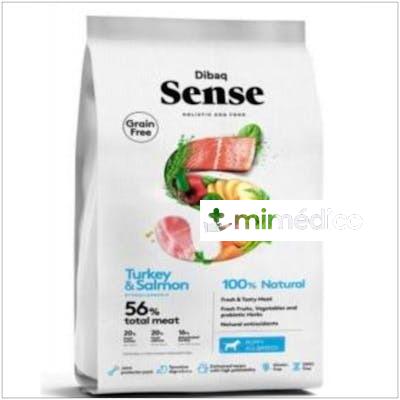 DIBAQ SENSE SALMON Y PAVO PERRO PUPPY 2KG. SG DIBAQ VETERINARIA