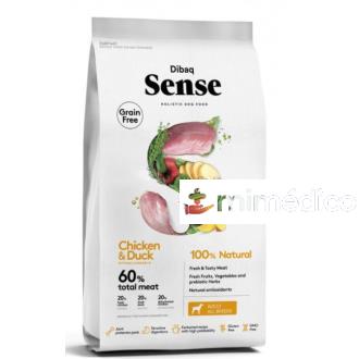 DIBAQ SENSE POLLO Y PATO PERRO ADULTO 12KG. SG DIBAQ VETERINARIA