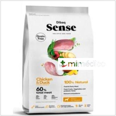 DIBAQ SENSE POLLO Y PATO PERRO ADULTO 2KG. SG DIBAQ VETERINARIA