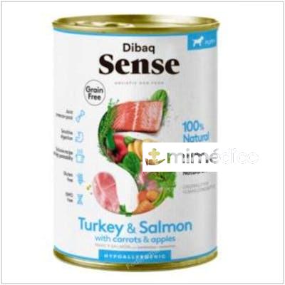 DIBAQ SENSE SALMON Y PAVO PERRO PUPPY LATA 380G SG DIBAQ VETERINARIA