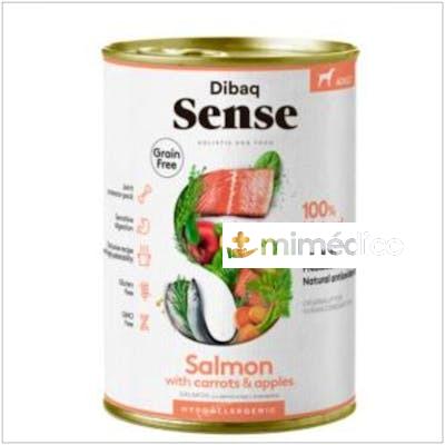 DIBAQ SENSE SALMON PERRO ADULTO LATA 380GR. SG DIBAQ VETERINARIA