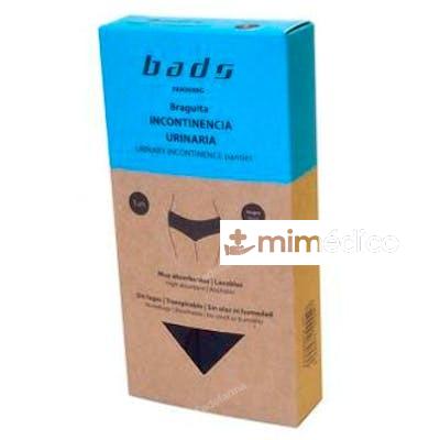 BRAGUITA INCONTINENCIA URINARIA NEGRA TALLA XL. BADS