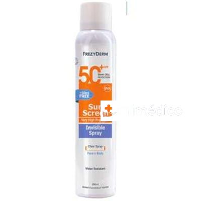 SUN SCREEN SPF30+ SPRAY SOLAR INVISIBLE 200ML. FREZYDERM