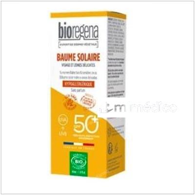 BALSAMO SOLAR ROSTRO Y ZONAS DELIC. SPF50+ 40M BIO BIOREGENA