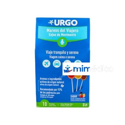 URGO MAREOS DEL VIAJERO 10PIRULETAS URGO