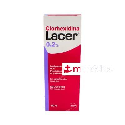 CLORHEXIDINA LACER COLUTORIO 0,2 500ML. LACER