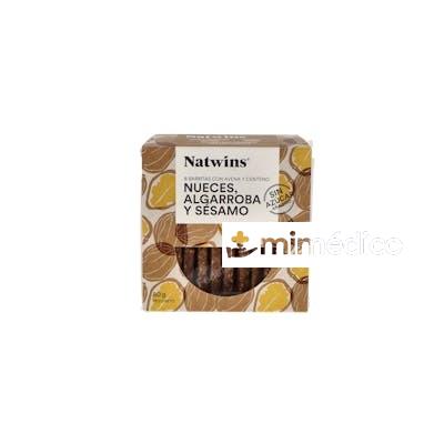BARRITAS DE  NUECES Y ALGARROBA 80GR. NATWINS