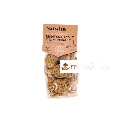 GALLETAS DE AVENA MANZANA COCO Y ALMENDRA 200GR. NATWINS