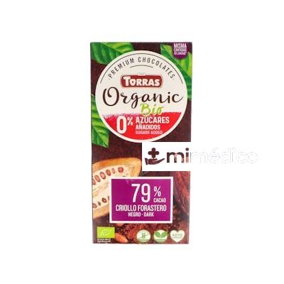 CHOCOLATE NEGRO 79% CRIOLLO FORASTERO 100G BIO S/A TORRAS