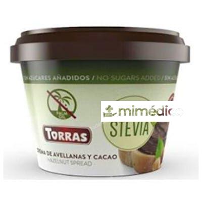 CREMA CACAO-AVELLANA STEVIA 200GR TORRAS