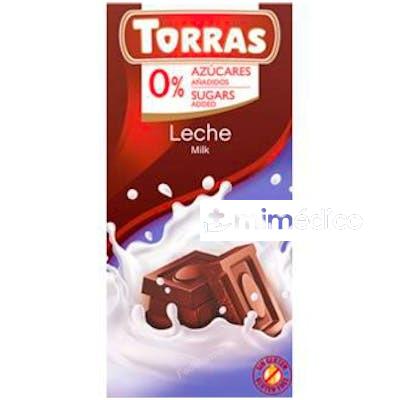 CHOCOLATE CON LECHE 75GR TORRAS