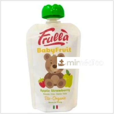 BABY PURE DE MANZANA Y FRESA PACK 10UDS. FRULLA