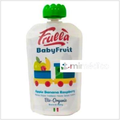 BABY PURE DE MANZANA PLATANO Y FRAMBUESA PACK 10UD FRULLA