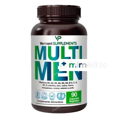 MULTI MEN 90VCAPS.  VERMONT SUPPLEMENTS