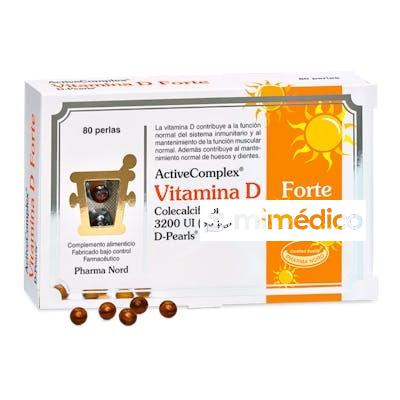 ACTIVECOMPLEX VITAMINA D FORTE 80PERLAS PHARMA NORD