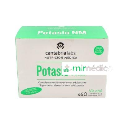 POTASIO NM 2,2GR. 60SBRS. NUTRICION MEDICA