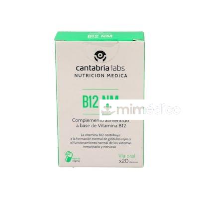B12 NM 100MCG. 20CAP. NUTRICION MEDICA