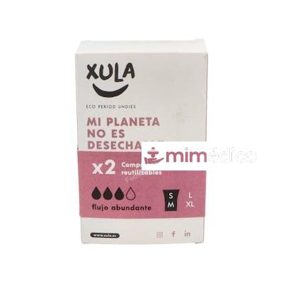 COMPRESAS REUTILIZABLES FLUJO ABUNDANTE S/M 2UDS. XULA