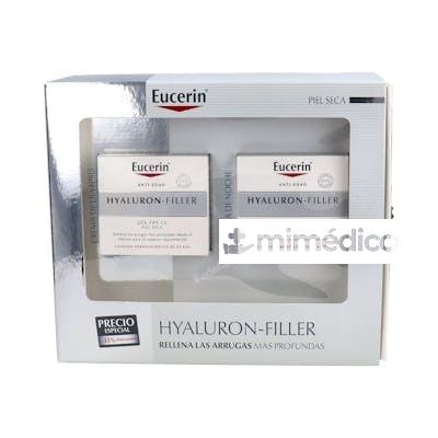 PACK HYALURON-FILLER P/SECA DIA 50ML+NOCHE 50ML. EUCERIN