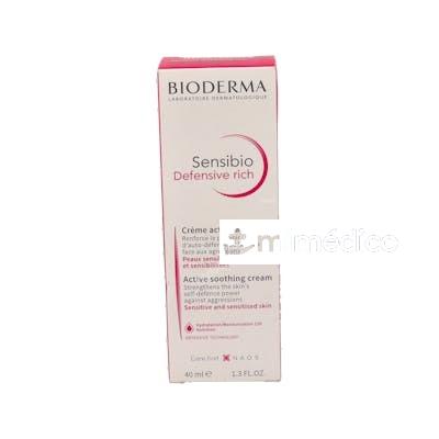 SENSIBIO DEFENSIVE RICA CREMA PIEL SENSIBLE 40ML. BIODERMA