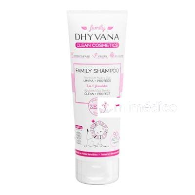 CHAMPU FAMILIAR CON BAYAS AÇAI Y GOJI 200ML. DHYVANA