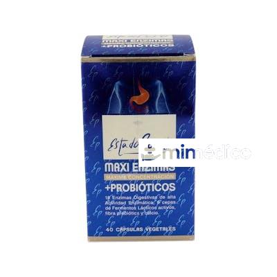 MAXI ENZIMAS CON PROBIOTICOS 40CAP. ESTADO PURO TONGIL